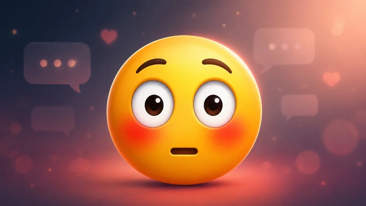 embarrassed emoji