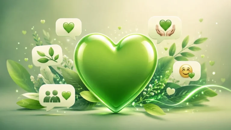 green heart emoji