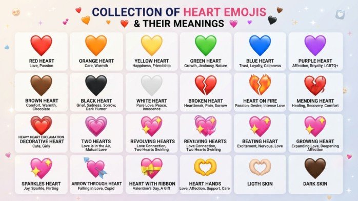 heart emoji meanings