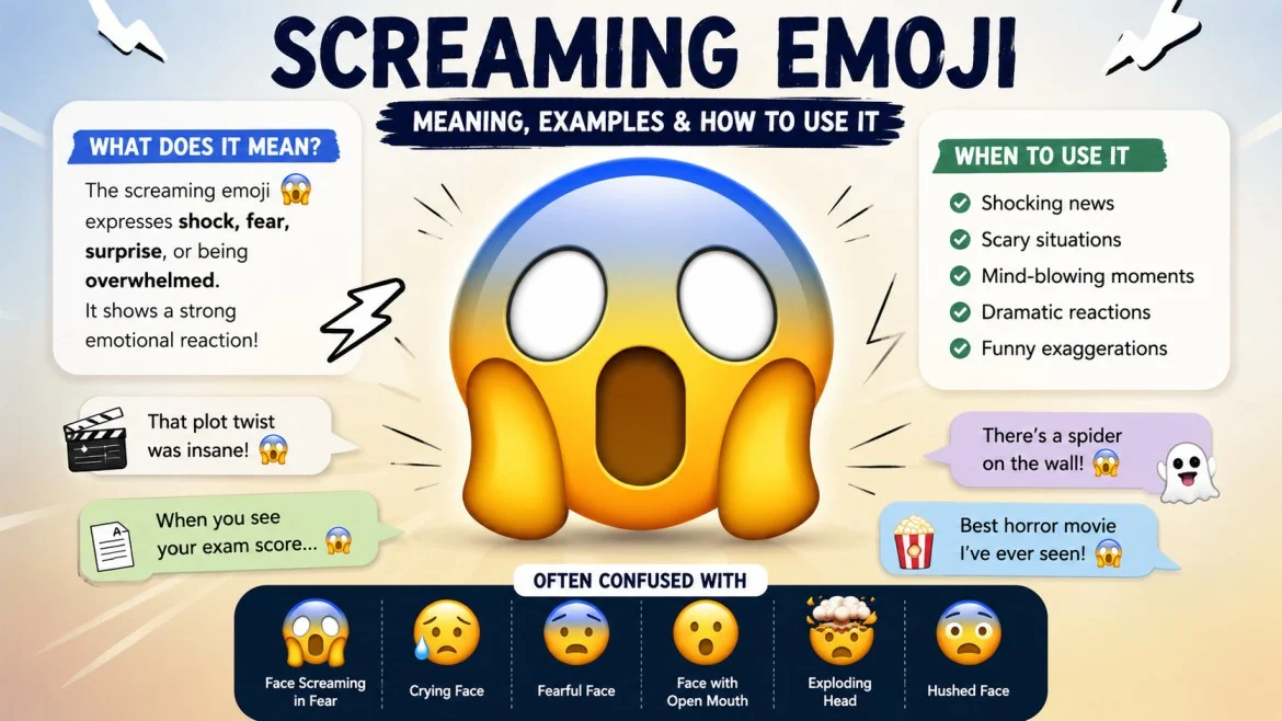 screaming emoji