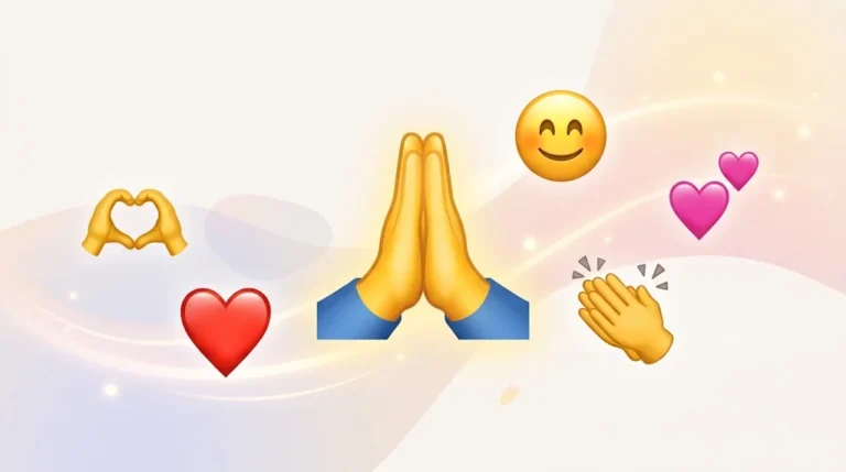 thank you emoji