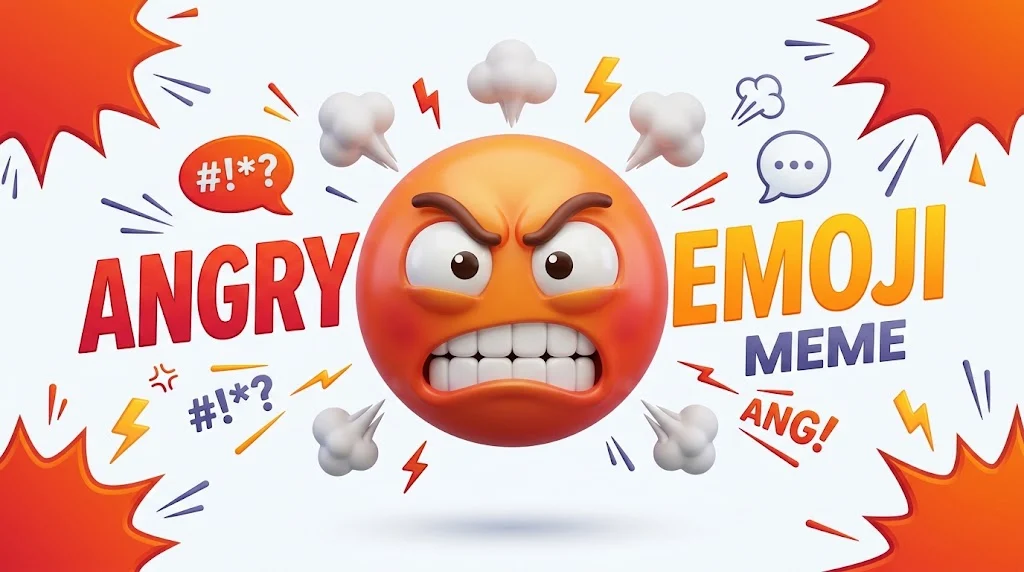 angry emoji meme