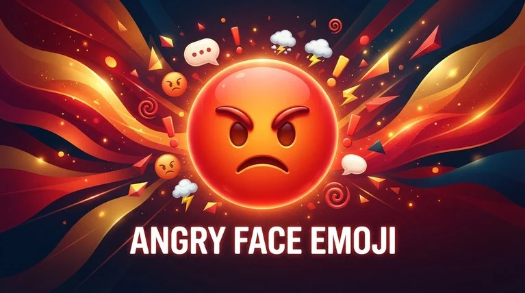 angry face emoji
