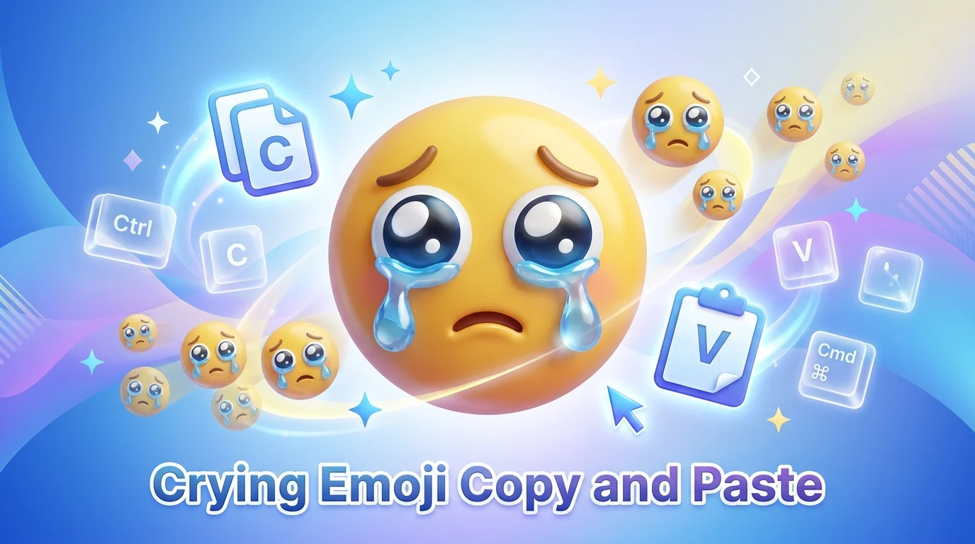 crying emoji copy and paste