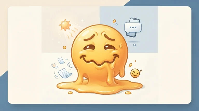 melting emoji
