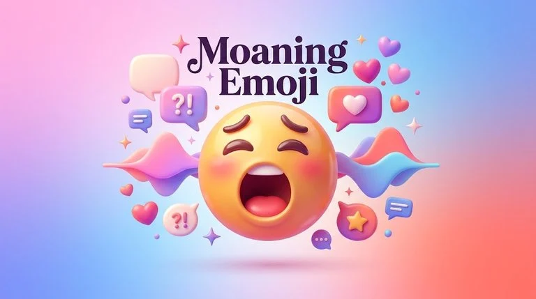 moaning emoji