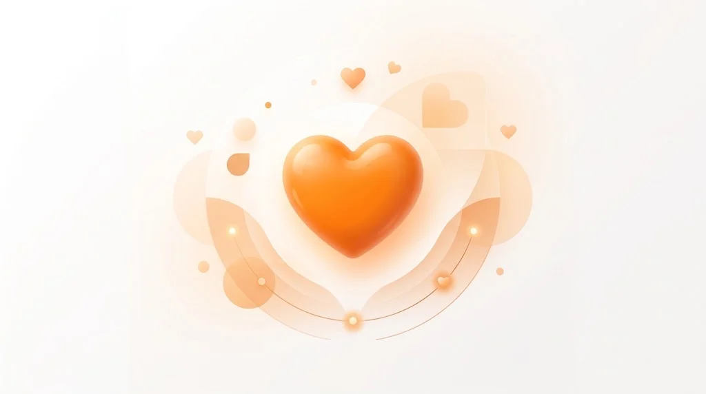 orange heart emoji