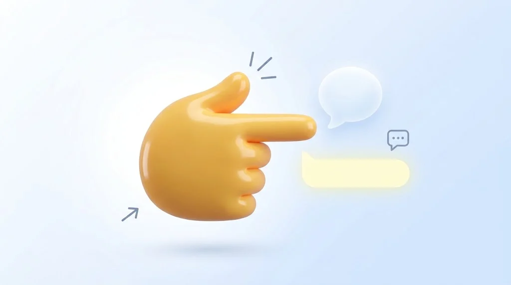 point emoji