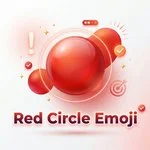 red circle emoji