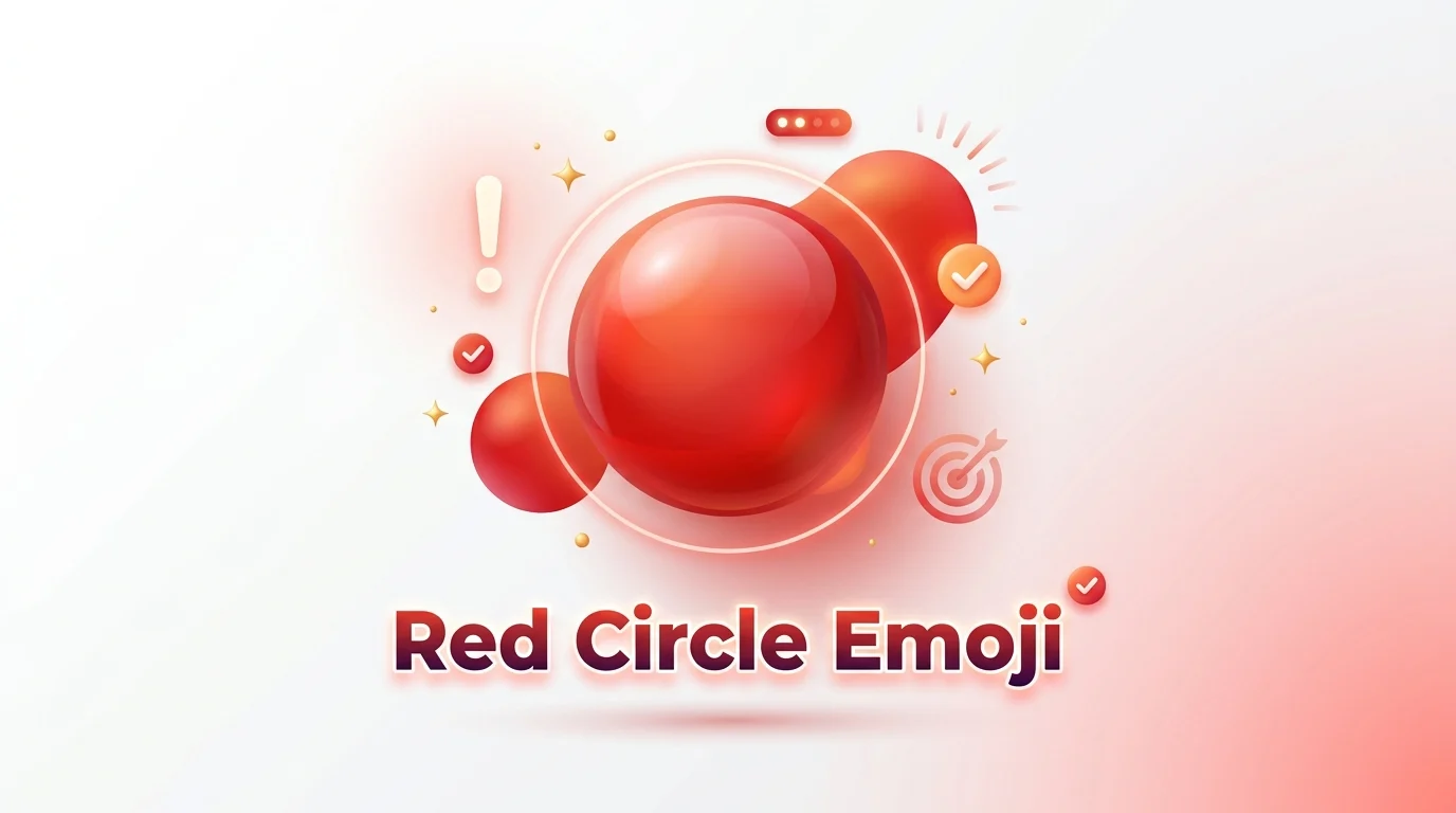 red circle emoji