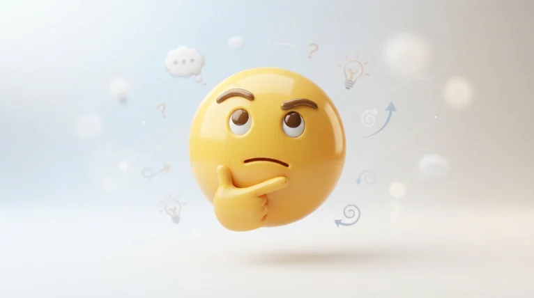 think emoji