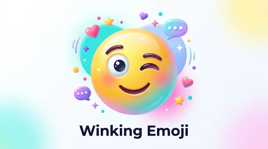 winking emoji