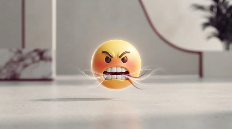 yelling emoji