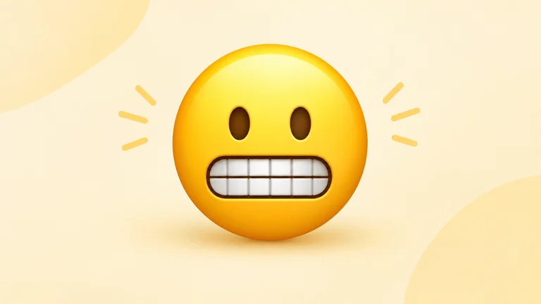 yikes emoji