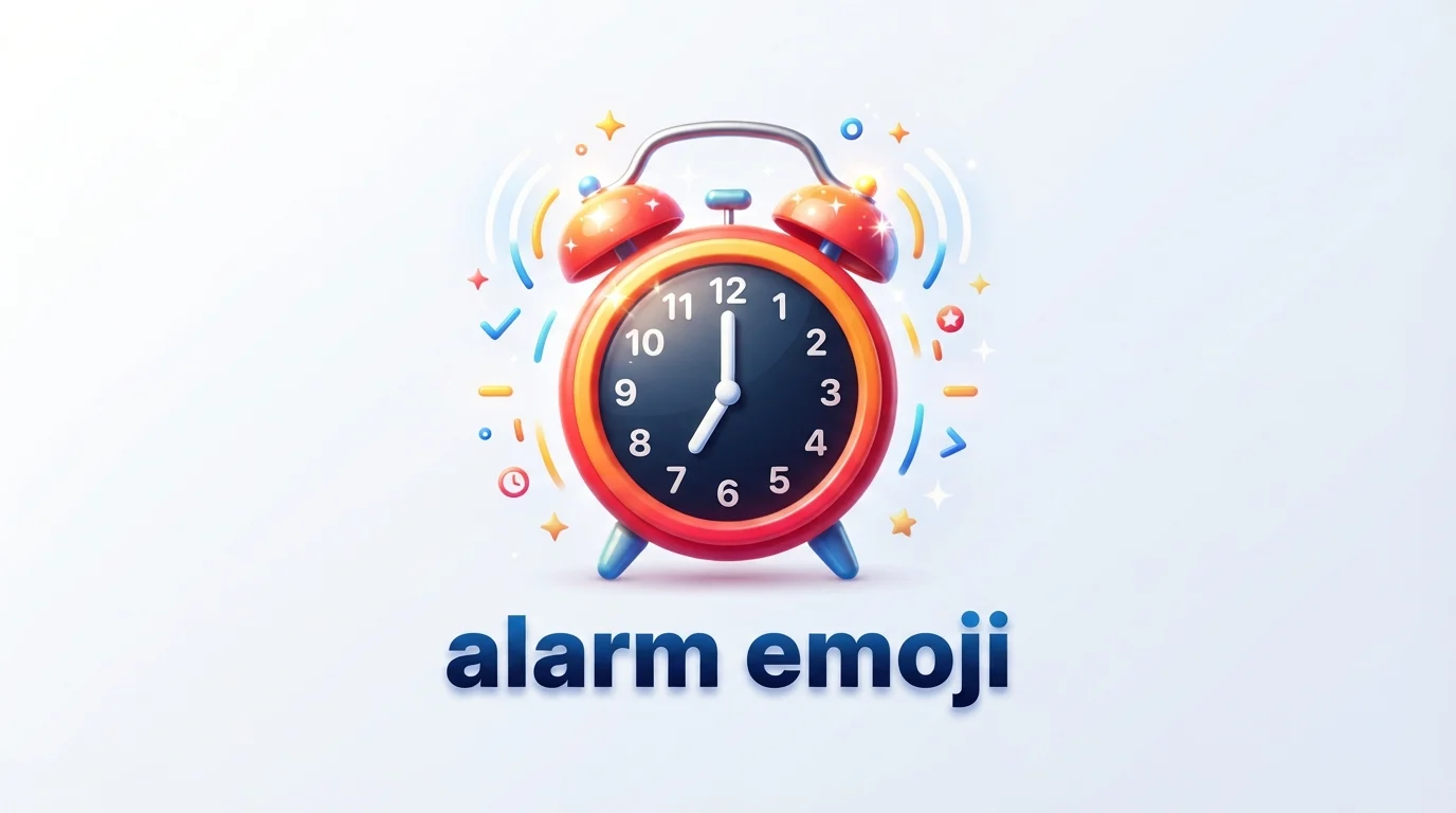 alarm emoji