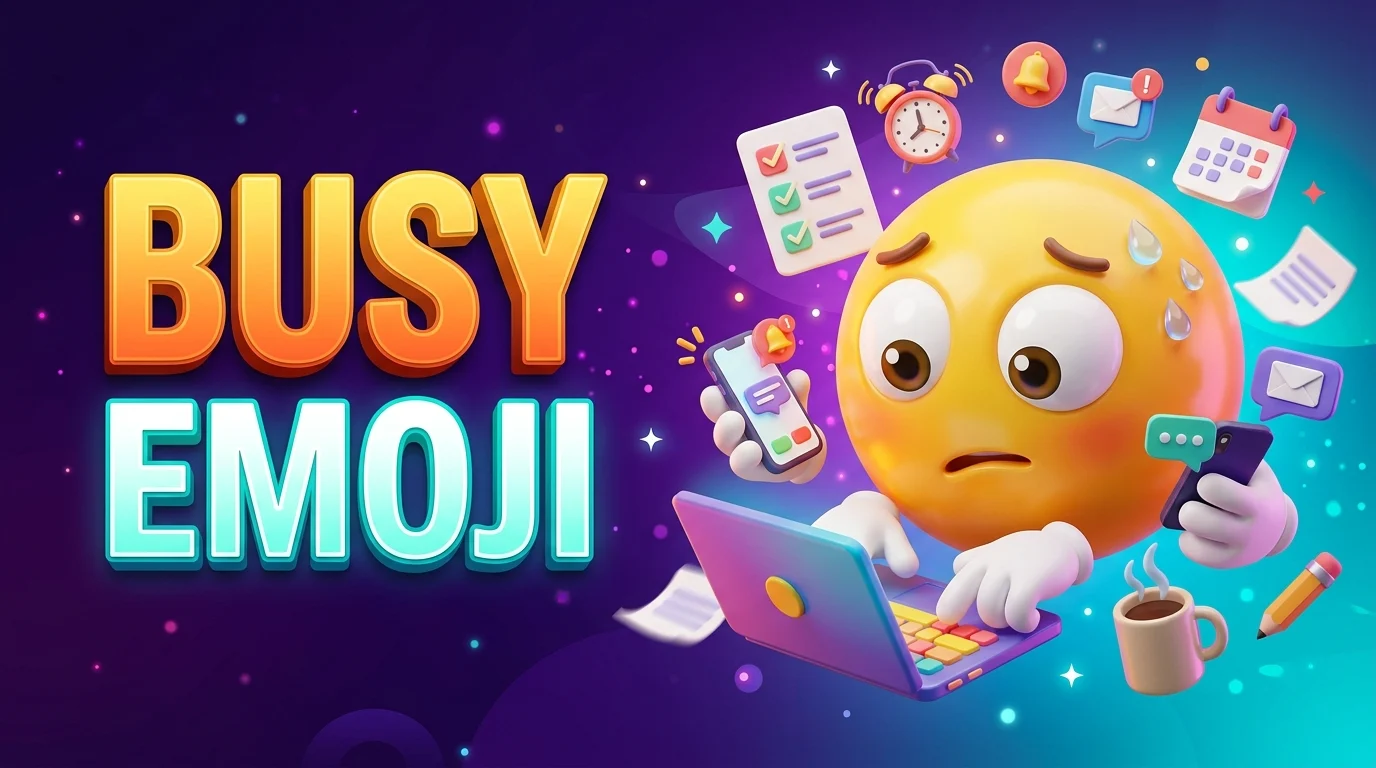 busy emoji
