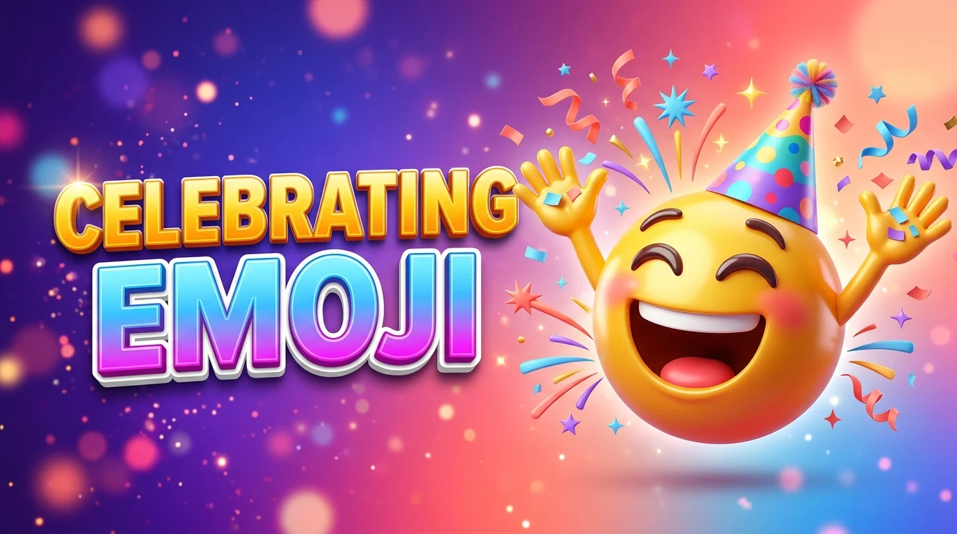 celebrating emoji