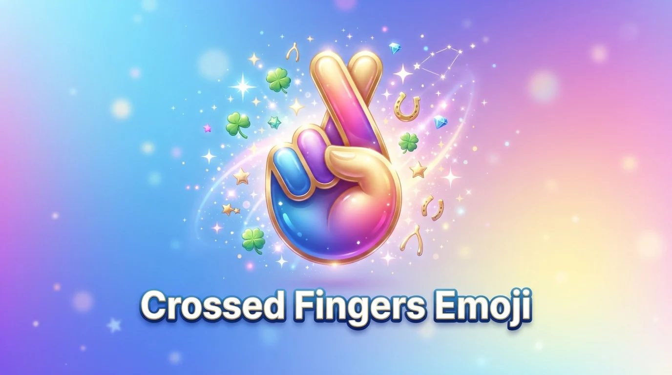 crossed fingers emoji
