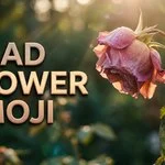 dead flower emoji