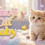 emoji cat baby