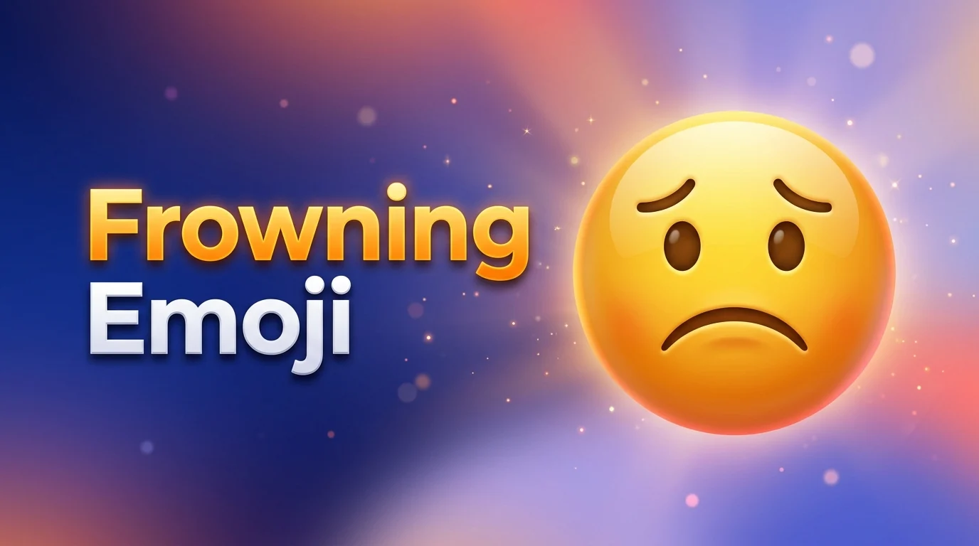 frowning emoji
