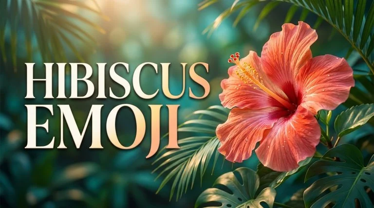 hibiscus emoji