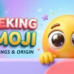 peeking emoji