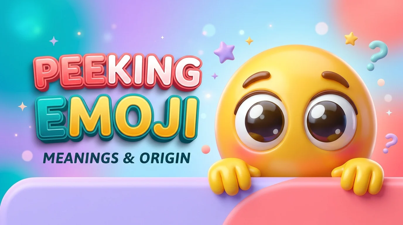 peeking emoji