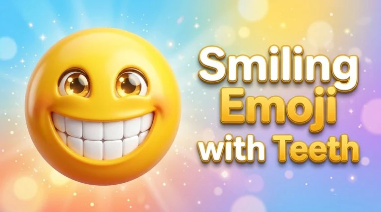 smiling emoji with teeth