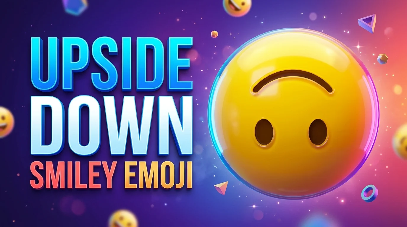 upside down smiley emoji